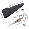 2Pcs 2 Style Stainless Steel Scissors TOOL-SC0001-32-2