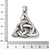 304 Stainless Steel Pendants STAS-G343-02AS-3