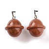 Synthetic Goldstone Pendants G-B041-01P-03-3