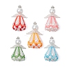 Beaded Angel Charms PALLOY-MZ00435-1