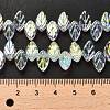 Electroplate Glass Beads Strands EGLA-B004-02A-HAB01-4