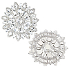2Pcs Glass Hotfix Rhinestone DIY-GF0013-36B-7