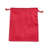 Velvet Jewelry Drawstring Storage Pouches ABAG-P013-02D-03-1