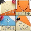 100Pcs 10 Styles Tibetan Style Alloy Pendants TIBEP-CJ0001-96-7