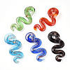 Handmade Gold Sand Lampwork Big Pendants LS-LAMP-T023-11-1