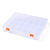 Rectangle Polypropylene(PP) Bead Storage Container CON-N013-07-5