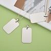 Rectangle Tag Pendants X-STAS-H061-04-5