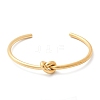 304 Stainless Steel Cuff Bangles for Women BJEW-C088-04G-4