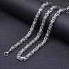 6mm Stainless Steel Byzantine Chain Necklaces FS-WG56795-69-1