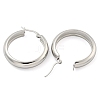 Tarnish Resistant 202 Stainless Steel Hoop Earrings EJEW-H003-38P-04-2