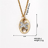 Chic Star Pendant Necklace with Colorful Hollow Design DO4005-1-1