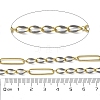 304 Stainless Steel Enamel Figaro Chains CHS-U003-02G-03-2