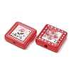 Baking Paint Printed Acrylic Beads AC-CBA46F7-01-2