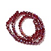 Transparent Electroplate Glass Beads Strands EGLA-S056-4mm-22-2