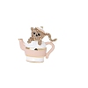 Bear in Teapot Enamel Pin PW-WGDF470-02-1