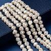 Grade A Natural Cultured Freshwater Pearl Beads Strands X-SPDA005Y-1-4