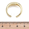 Rack Plating Brass Cuff Finger Rings for Women RJEW-M028-42G-3