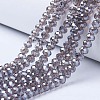 Electroplate Glass Beads Strands EGLA-A034-T4mm-A09-1