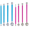 8Pcs 2 Colors DIY Stainless Steel Sculpture Tools AJEW-BC0008-93-1
