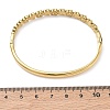 304 Stainless Steel & Rhinestone Hinged Bangles for Women BJEW-Z178-02G-5