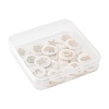 22Pcs 11 Styles Natural Freshwater Shell Pendants SHEL-FS0001-14-6