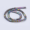 Electroplate Non-magnetic Synthetic Hematite Beads Strands G-J379-A03-F-1