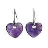 Natural Amethyst Dangle Earrings EJEW-C119-03P-06-2