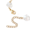 Brass Cable Chains Beads Bracelets for Women BJEW-JB11470-02-4