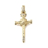 Brass Micro Pave Cubic Zirconia Pendants KK-P336-29G-1