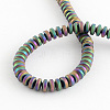 Electroplate Non-magnetic Synthetic Hematite Beads Strands G-R210-07-2