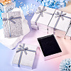 Rectangle Paper Jewelry Set Storage Boxes with Bowknot X1-CON-TAC0014-04G-4