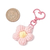 Flower Cotton Pendant Decorations HJEW-JM02911-3