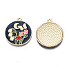 Alloy Enamel Pendants X-ENAM-N055-113B-3