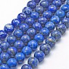 Natural Lapis Lazuli Beads Strands G-P335-09-8mm-1