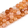 Natural Red Agate Beads Strands LS-G-T139-8mm-89A-01-4