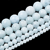 Natural Aquamarine Beads Strands G-N0319-C-01-3