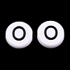 Opaque Acrylic European Beads AC-CBA3BDD-01O-1