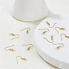 Brass Earring Hooks KK-BC0005-08G-4
