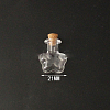 Mini High Borosilicate Glass Bottle Bead Containers BOTT-PW0001-261H-1