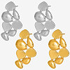 304 Stainless Steel Irregular Leaf Stud Earrings XR2533-2-2