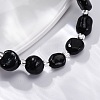 Natural Obsidian Beaded Bracelets for Women G-P563-07P-14-2