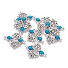 Alloy Enamel Chandelier Component Links X1-ENAM-EA9734Y-4-1