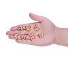 Chinese Style Alloy Enamel Beads X-ENAM-L015-34D-G-9
