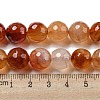 Faceted Natural Banded Agate Beads Strands G-F447-12mm-O04-5