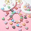 50Pcs Opaque Arylic Beads OACR-CJ0001-87-6