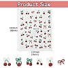 6 Sheets 2 Styles PVC Nail Art Stickers MRMJ-CJ0001-27-2