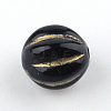 Round Plating Acrylic Beads PACR-Q102-49B-2