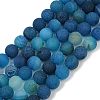Natural Druzy Agate Beads Strands G-NH0024-A04-8mm-2
