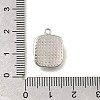 Brass Pave Natural White Shell Pendants LS-KK-U061-07P-3