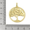 Brass Micro Pave Cubic Zirconia Pendants KK-E111-11G-3